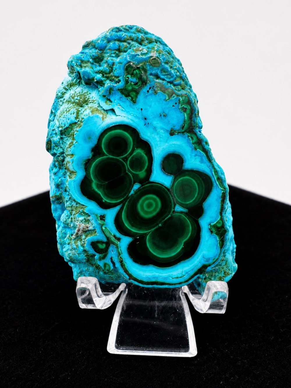 Chrysocolla and Malachite Specimen (Congo)